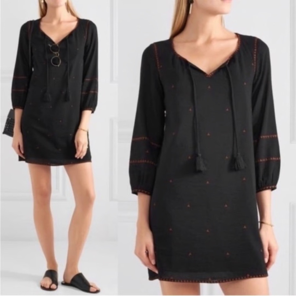 Madewell long sleeve shift dress